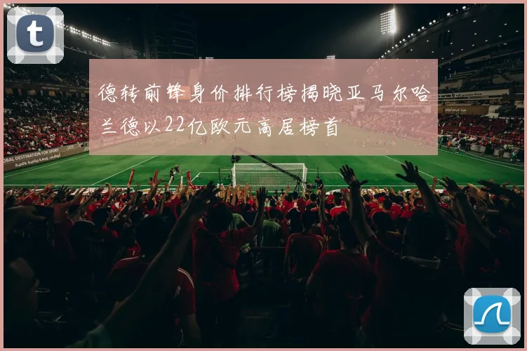 德转前锋身价排行榜揭晓亚马尔哈兰德以22亿欧元高居榜首